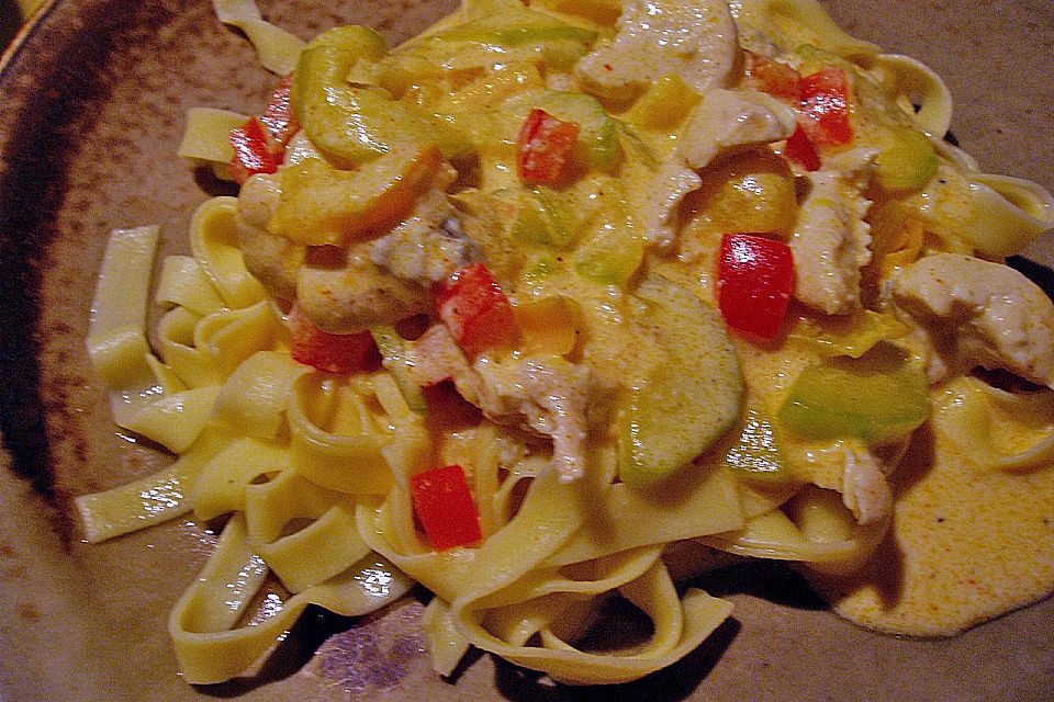 SABO - Spaghetti mit Huhn und Gorgonzola