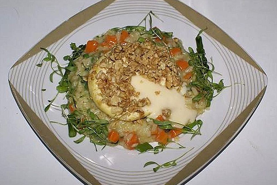Risotto mit Baumnuss - Tomme Risotto mit Baumnuss - Tomme