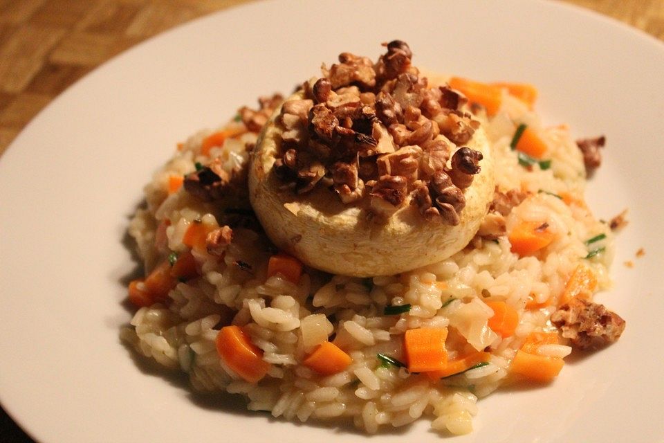 Risotto mit Baumnuss - Tomme