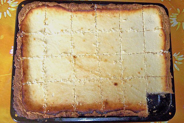 Käsekuchen mit Apfelkompott von Bashiba| Chefkoch