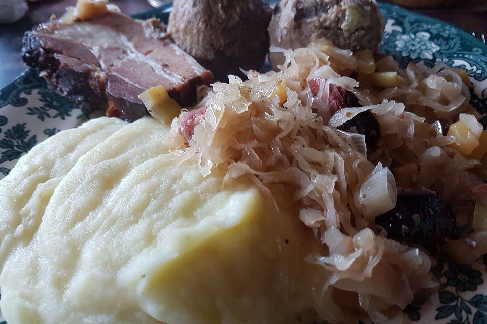 Sauerkrauttopf mit Wammerl