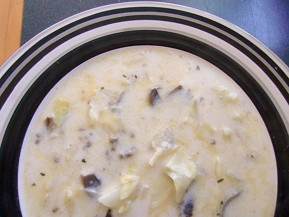 Weißkohl - Lauch - Käsesuppe von PacoCGN| Chefkoch