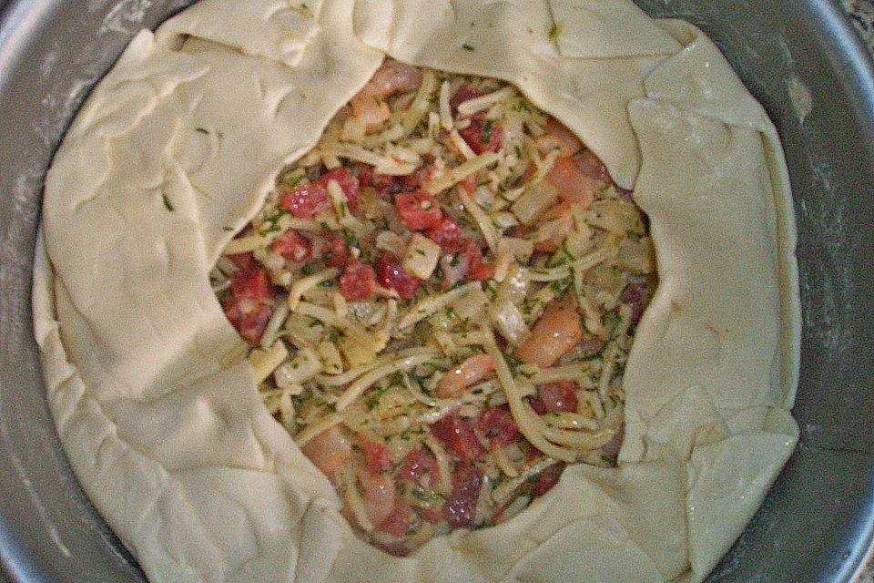 Delikate Krabbenpastete mit Käse