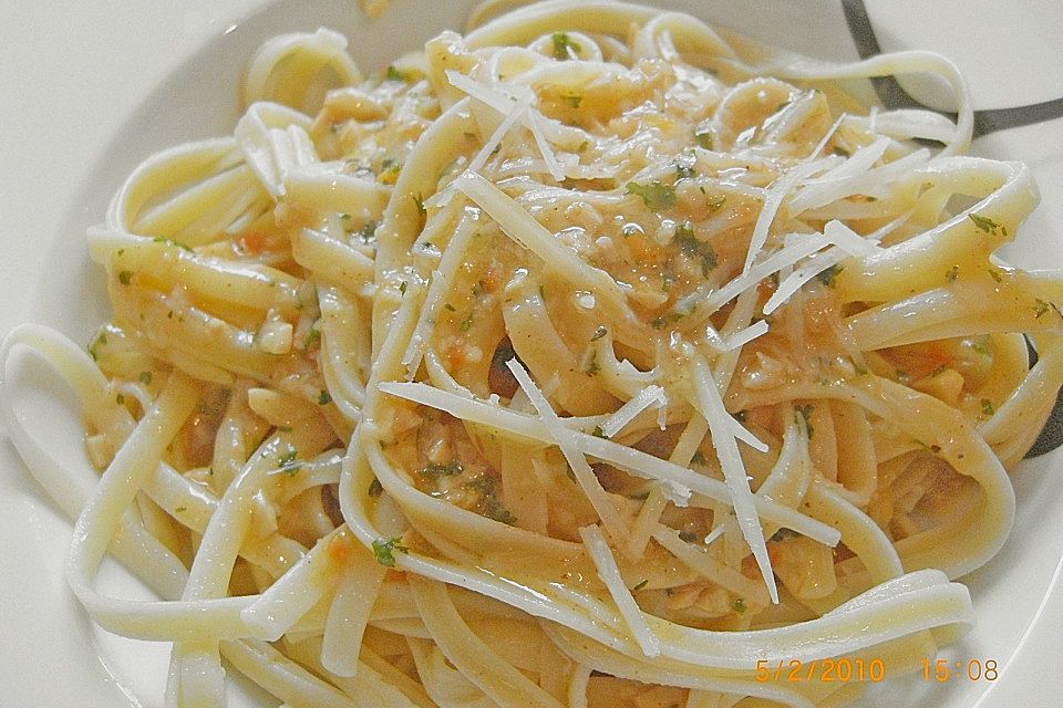 Spaghetti mit Knoblauch