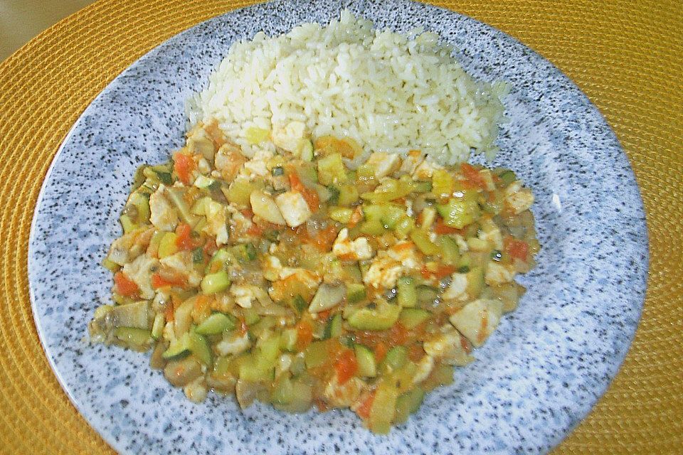 Hühner-Ratatouille