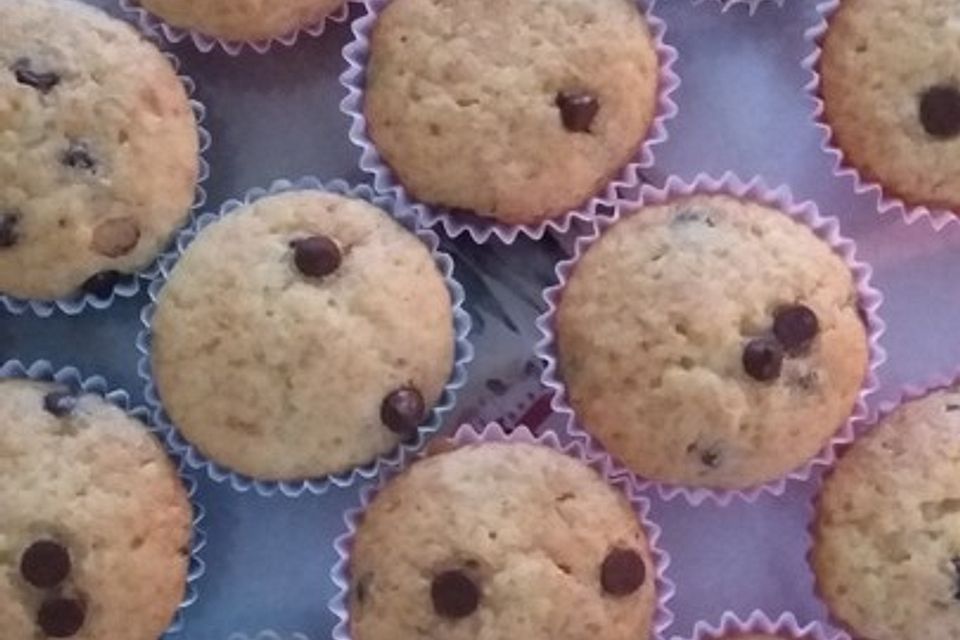 Vanille - Muffins mit Schokotropfen