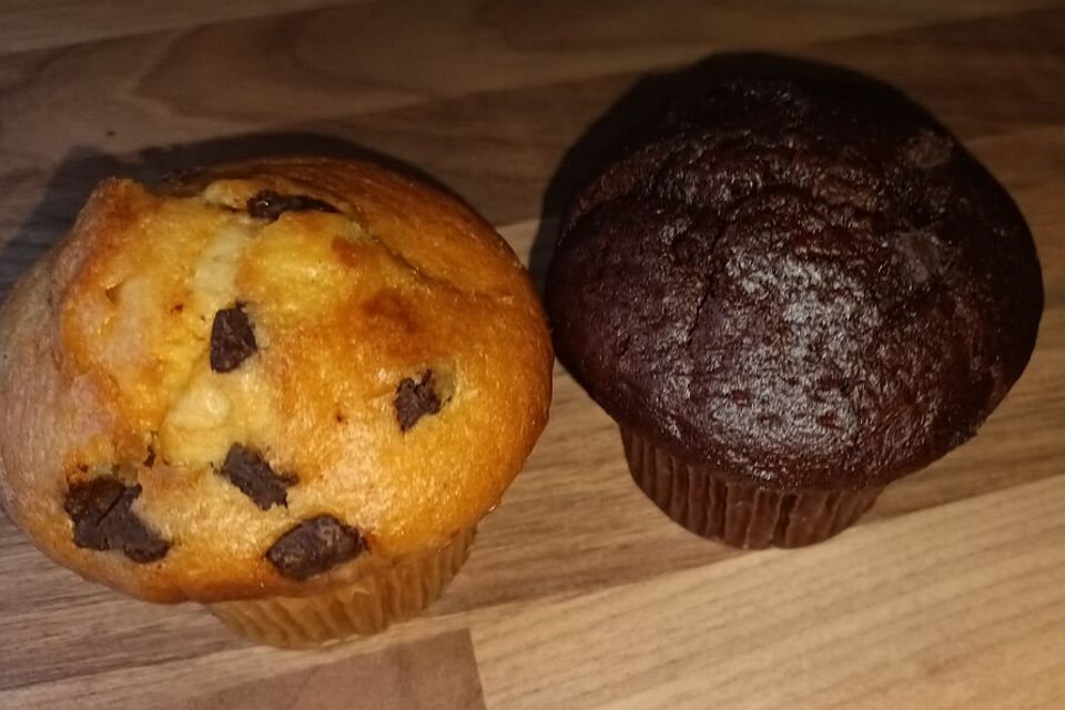 Vanille - Muffins mit Schokotropfen