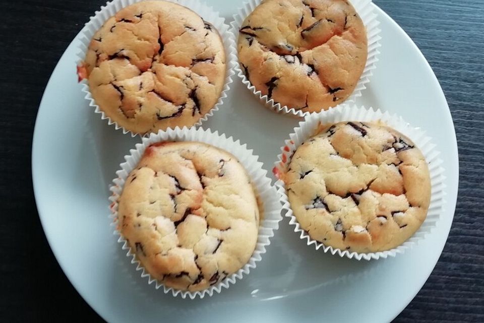 Vanille - Muffins mit Schokotropfen