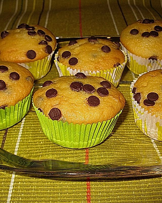 Vanille - Muffins mit Schokotropfen