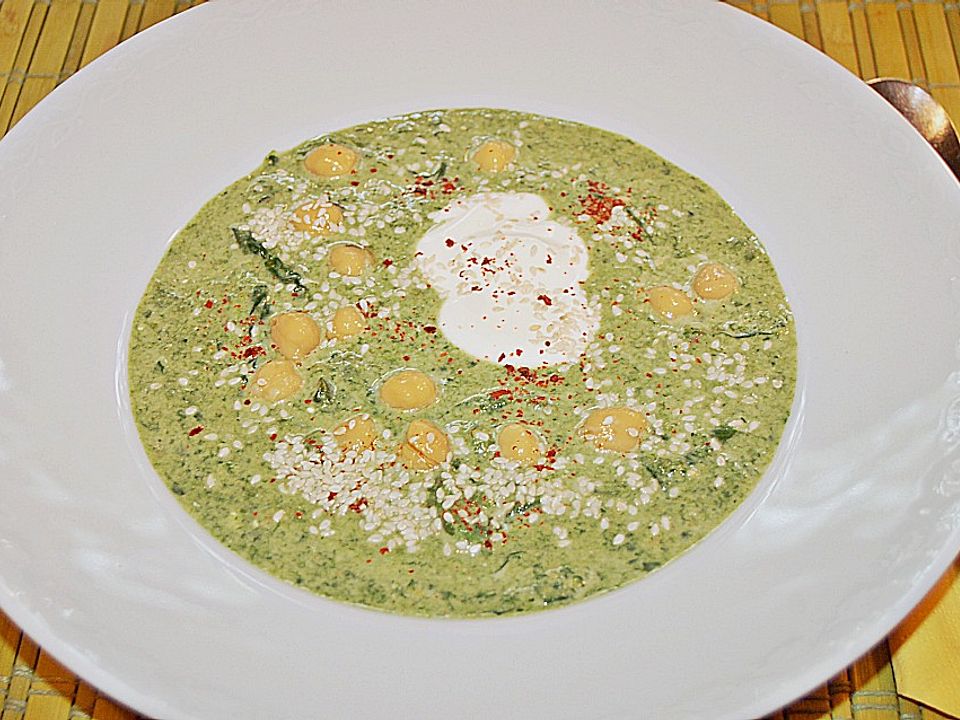 Orientalische Spinatsuppe von Anjeko| Chefkoch