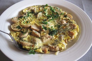 Omelette mit Champignons