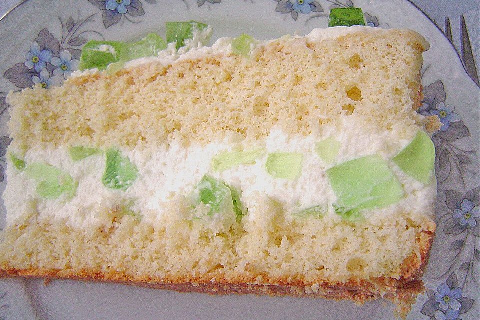 Waldmeister - Frischkäse - Torte