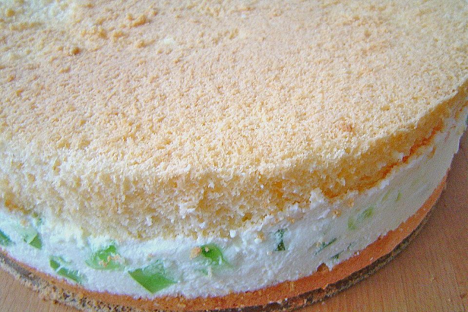 Waldmeister - Frischkäse - Torte