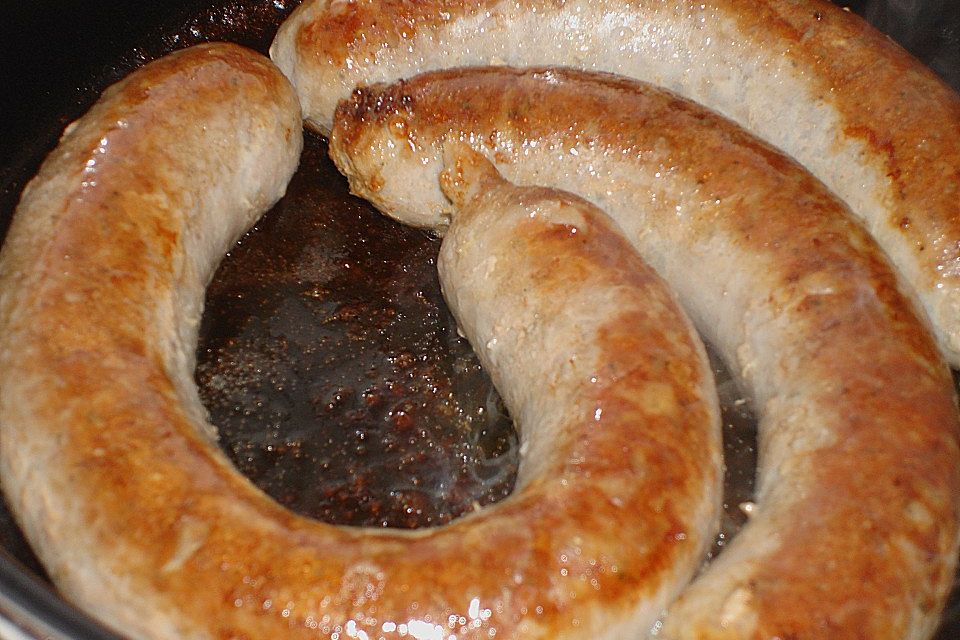 Grobe Bratwurst nach Fränkischer Art