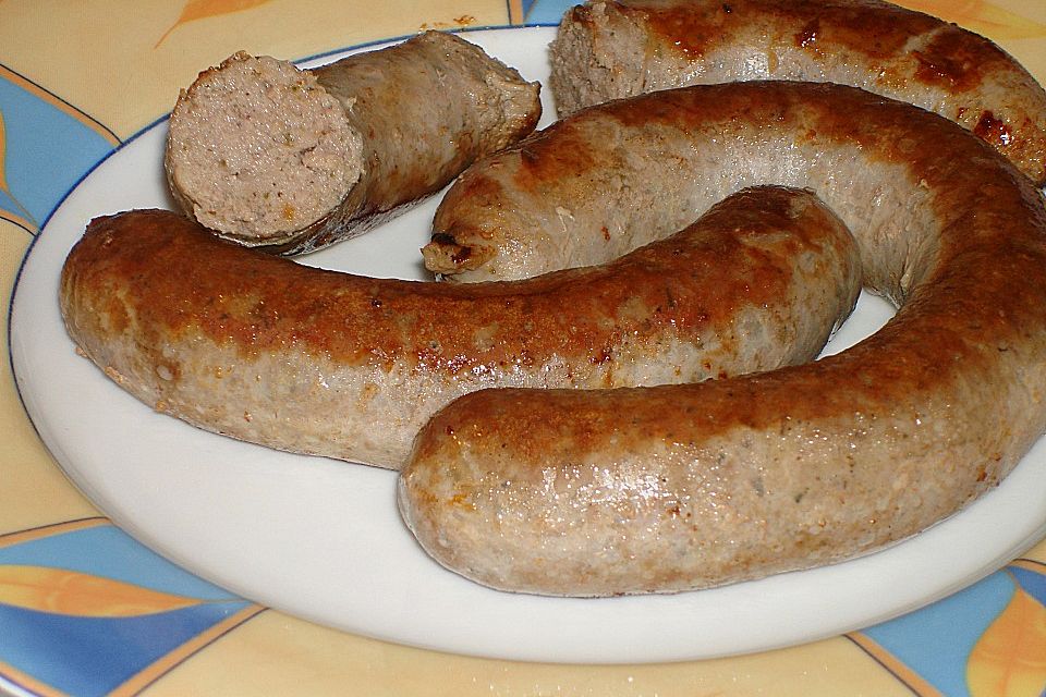 Grobe Bratwurst nach Fränkischer Art