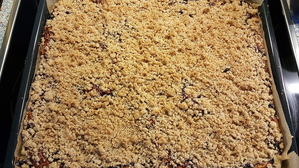 Pflaumenmuskuchen vom Blech mit Streuseln von elfchen01 Pflaumenmuskuchen vom Blech mit Streuseln von elfchen01