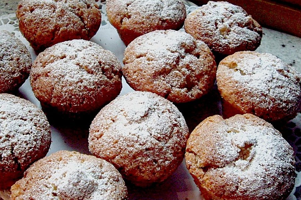 Rhabarber - Muffins