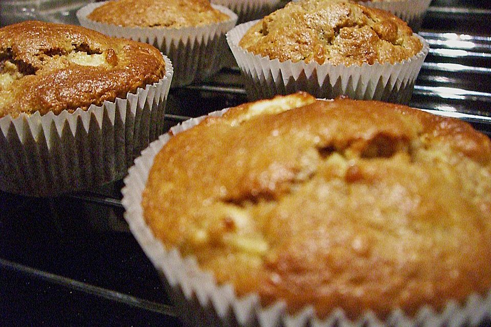 Apfel - Muffins mit Ahornsirup