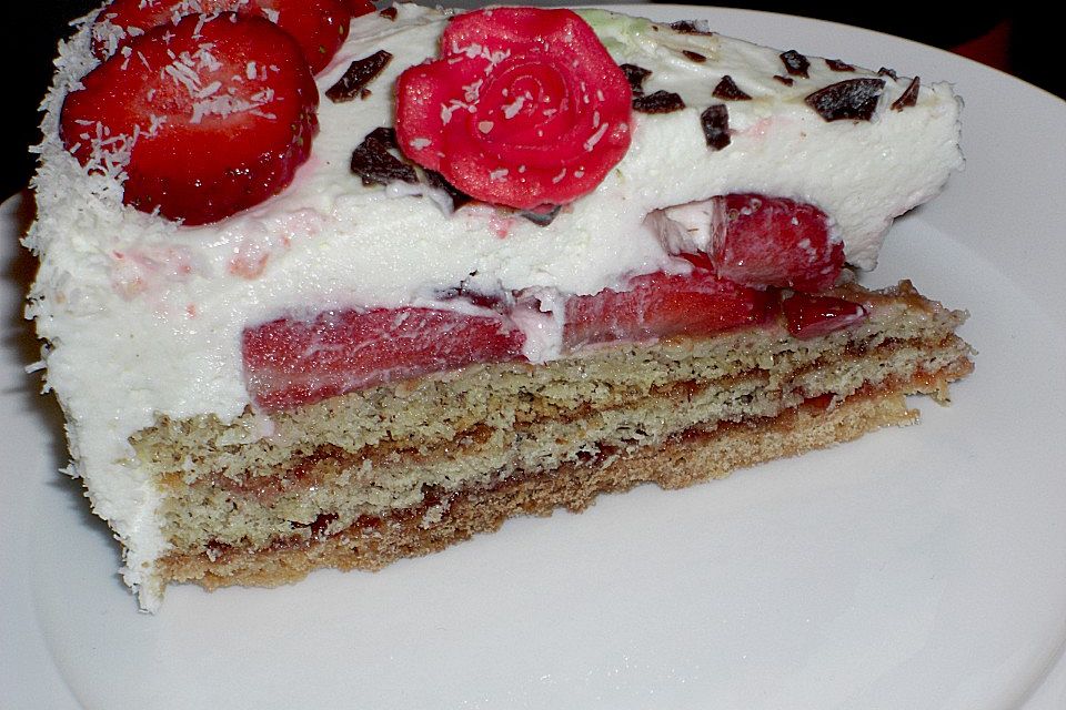 Erdbeer - Quark - Torte