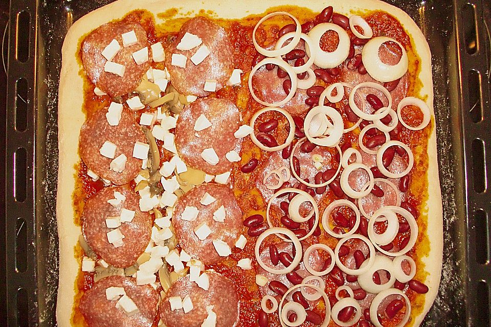 Pizzateig ohne Hefe