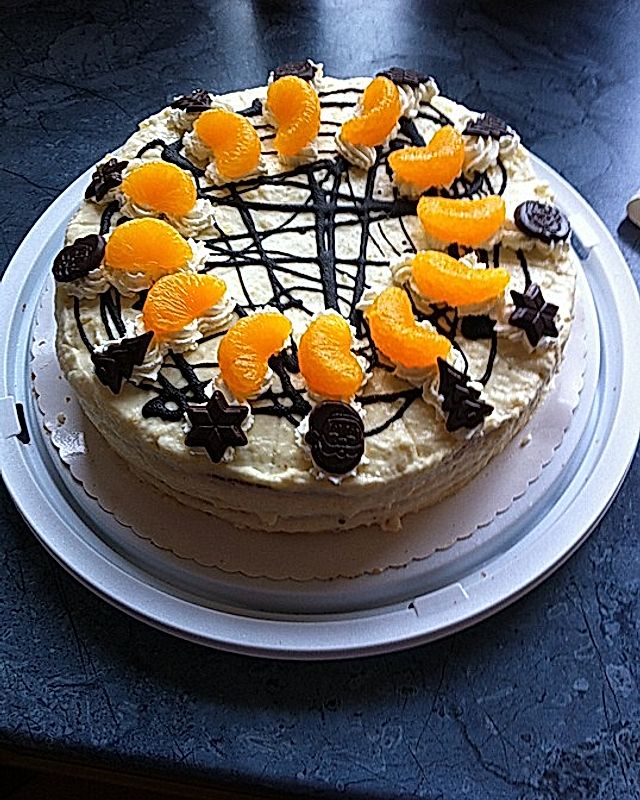Orangen - Sahne - Torte