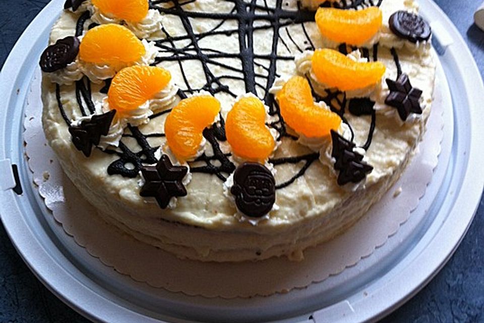 Orangen - Sahne - Torte