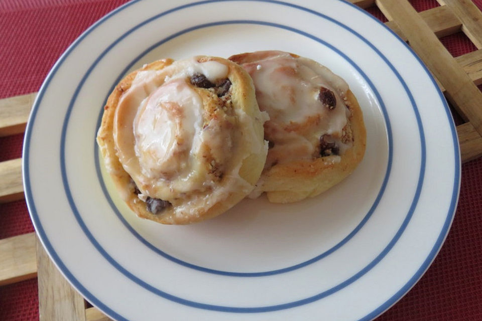 Rosinen - Nuss - Schnecken