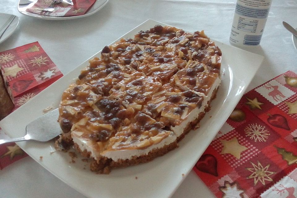 Frischkäsekuchen Apfel - Zimt