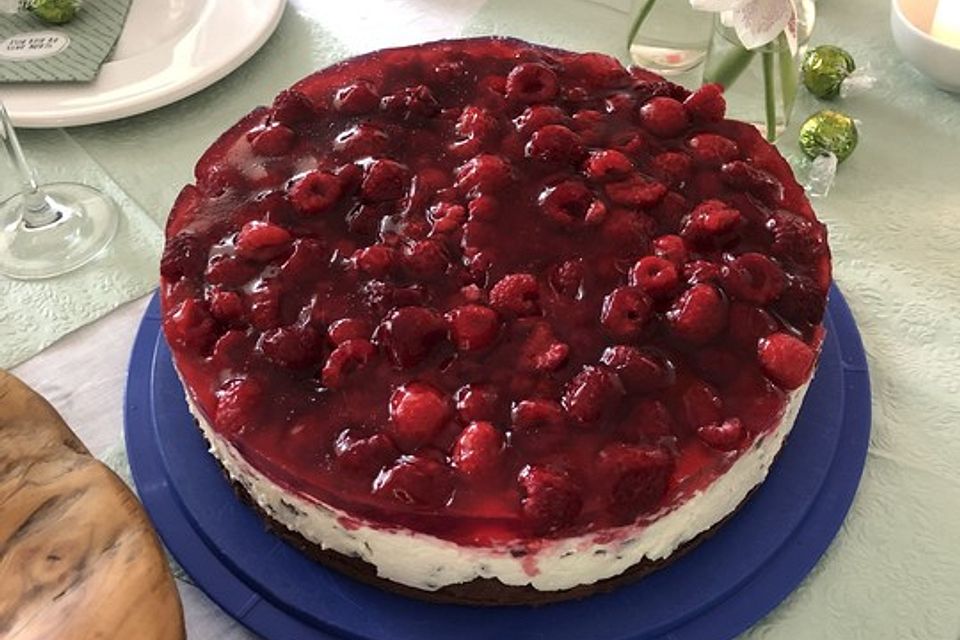 Himbeer Stracciatella Torte