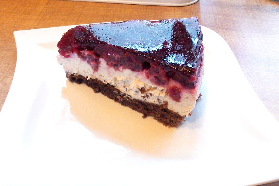 Himbeer Stracciatella Torte