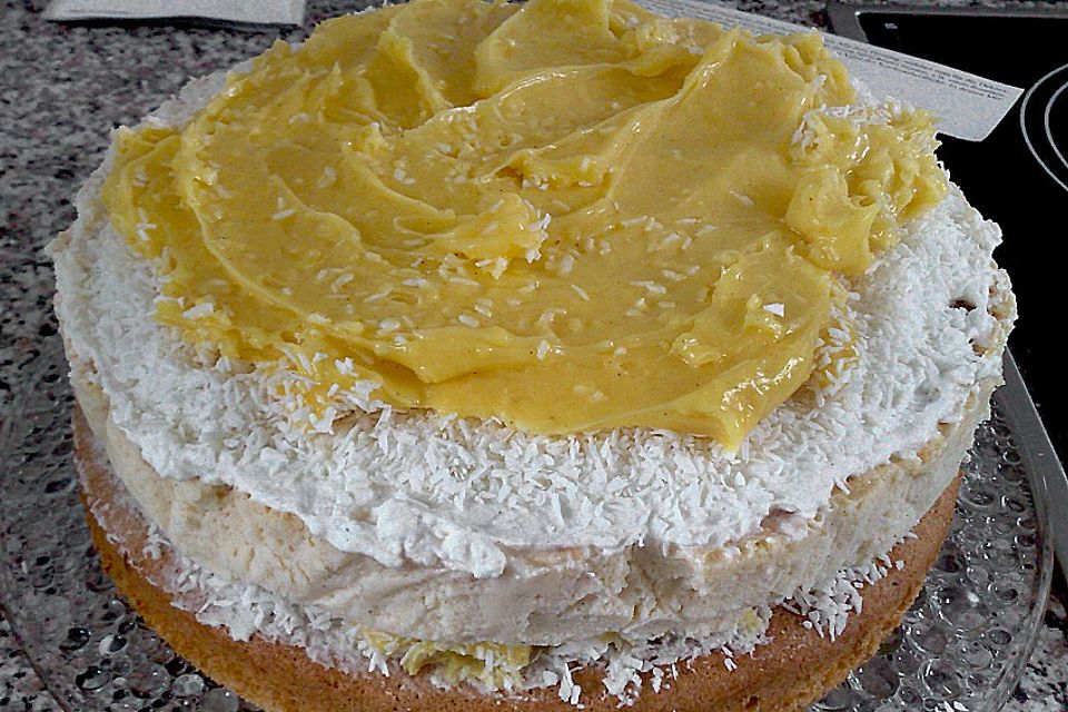 Lemon Coconut Cheesecake