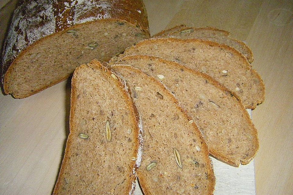 Dinkelbuttermilchbrot mit Sauerteig  a la Sissy