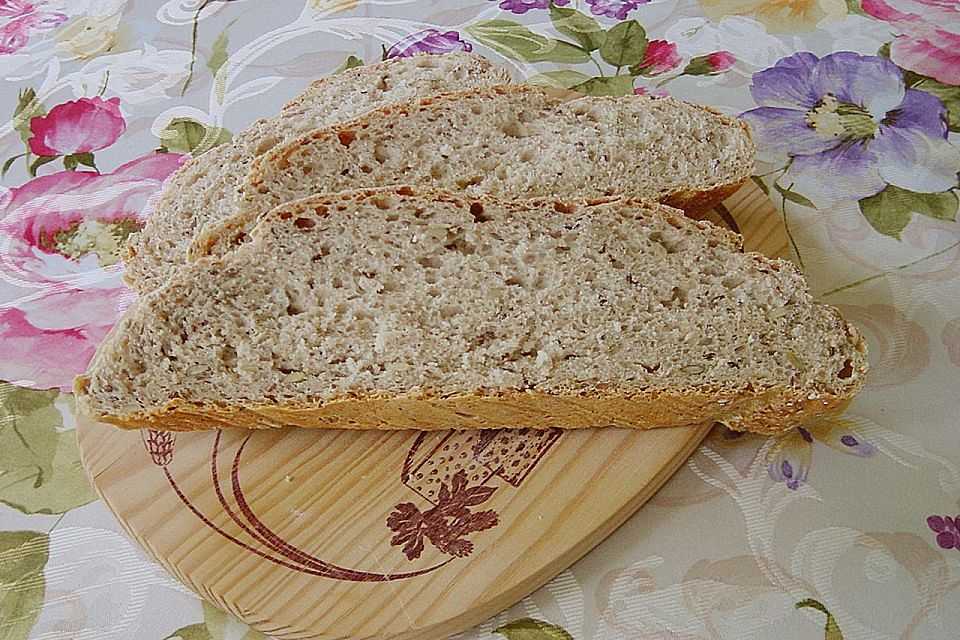 Dinkelbuttermilchbrot mit Sauerteig  a la Sissy