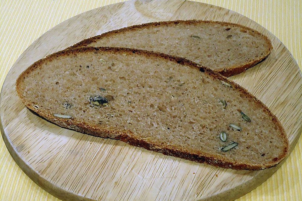 Dinkelbuttermilchbrot mit Sauerteig  a la Sissy