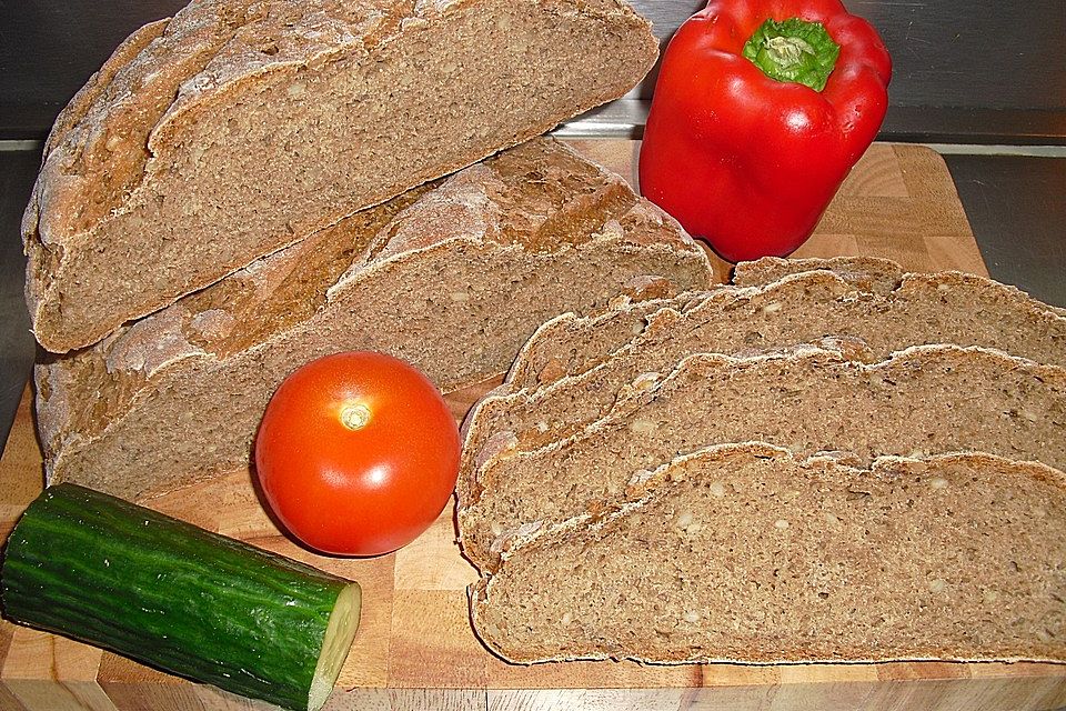 Dinkelbuttermilchbrot mit Sauerteig  a la Sissy