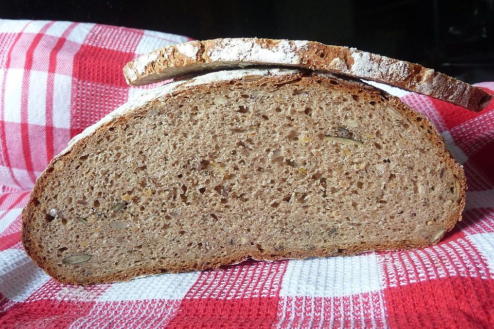 Dinkelbuttermilchbrot mit Sauerteig  a la Sissy