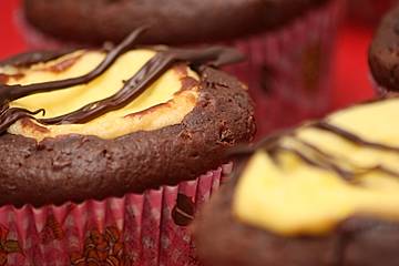 Double Chocolate Cheese Cake Muffins