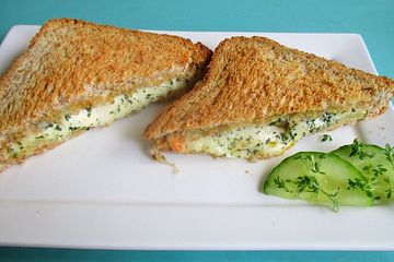 Warme Zucchini - Mozzarella - Sandwiches