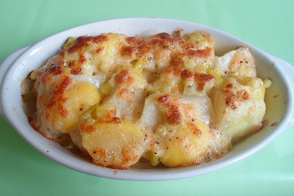 Kohlrabi - Kartoffel - Gratin