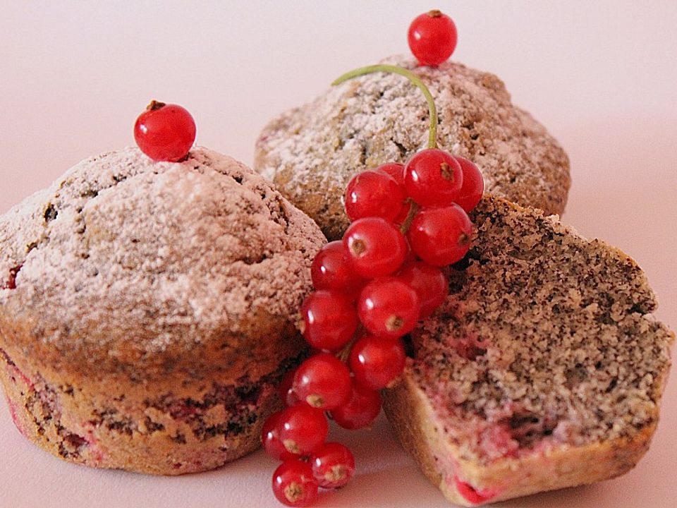 Rhabarber - Mohn - Muffins von Rocky73| Chefkoch