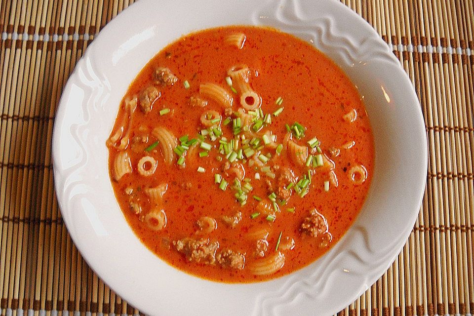 Schnelle Tomatensuppe