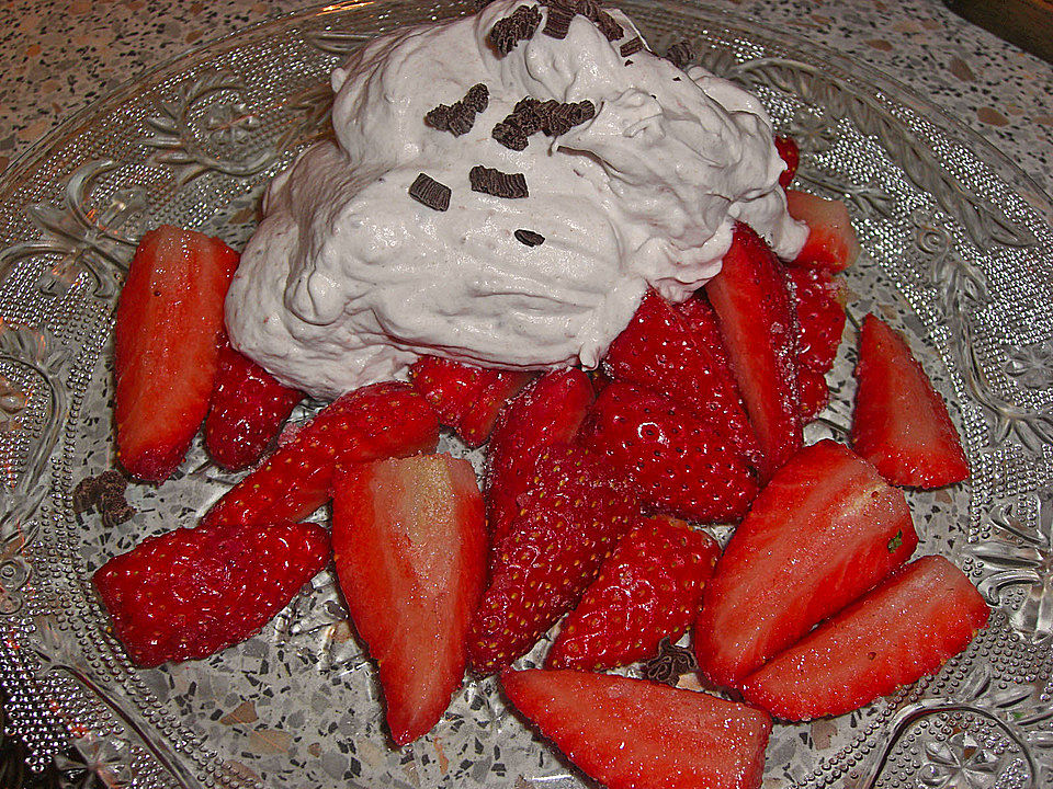 Erdbeeren mit Sahnecreme von Hobbykochen | Chefkoch