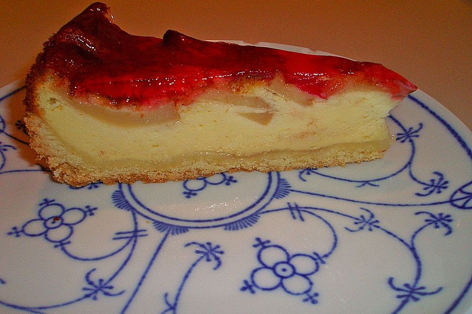 Apfel - Quarkkuchen mit Guss