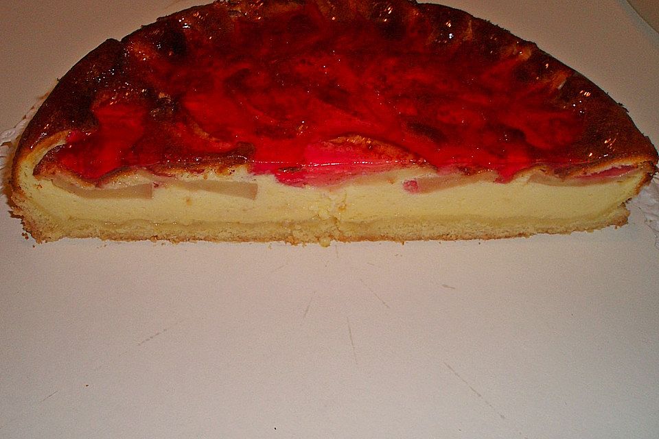 Apfel - Quarkkuchen mit Guss