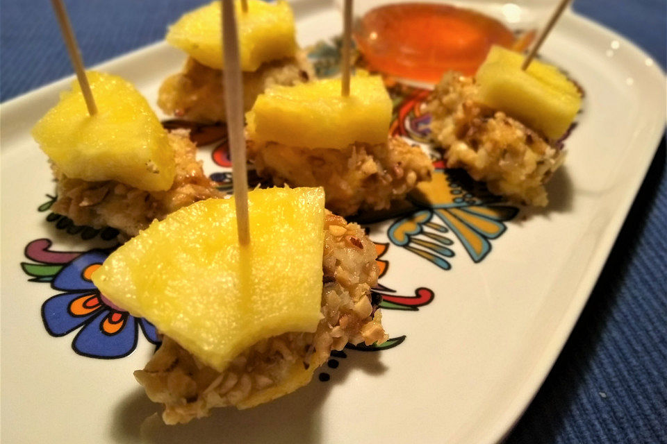 Ananas - Geflügel - Stäbchen