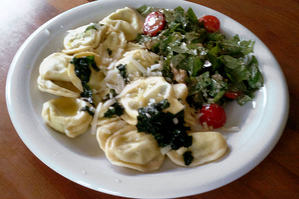 Ravioli mit Bärlauch - Ricotta - Füllung