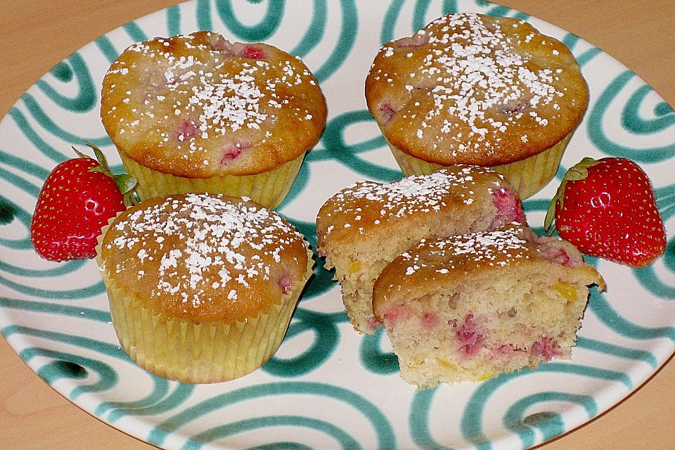 Erdbeer - Mango - Muffins