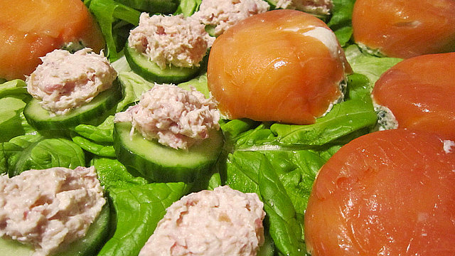 Lachspastete mit Meerrettichcreme von Hobbykochen