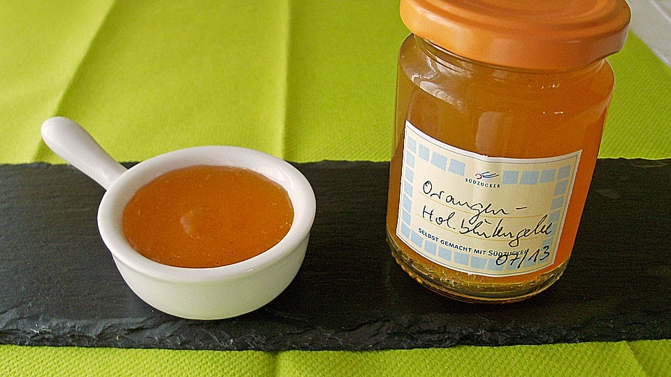 Orangen - Holunderblüten - Gelee von zappe63