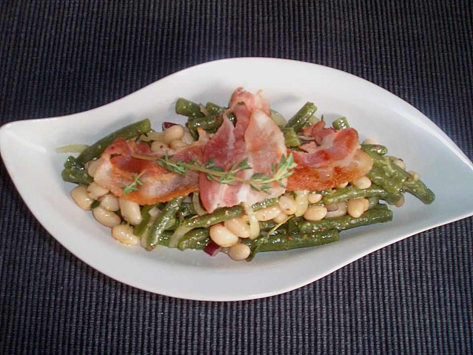 Bohnensalat mit Speck - Senf - Dressing von Hobbykochen | Chefkoch